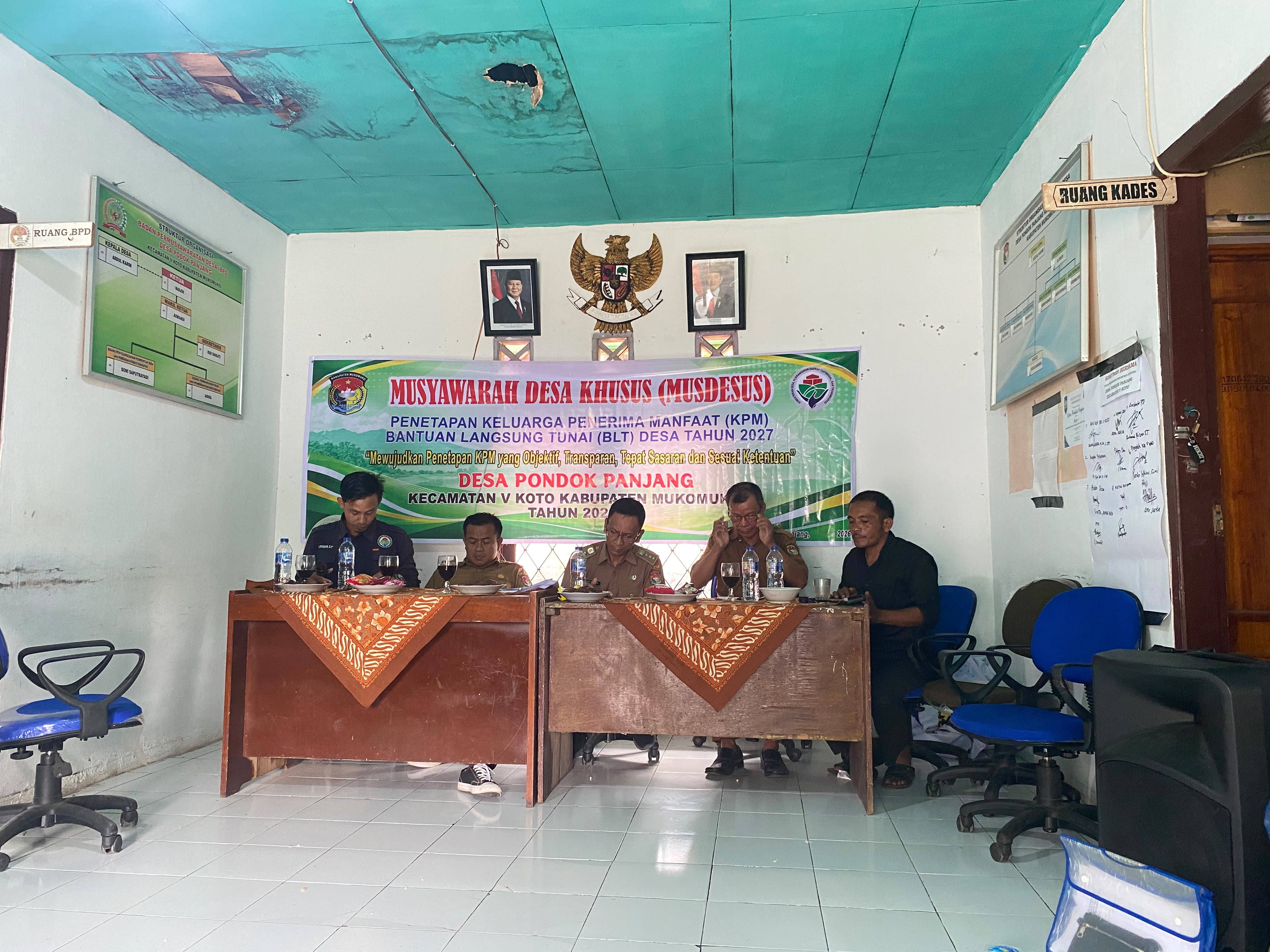 Pemdes Pondok Panjang Gelar Musdessus Penetapan Calon KPM BLT-DD Tahun 2027