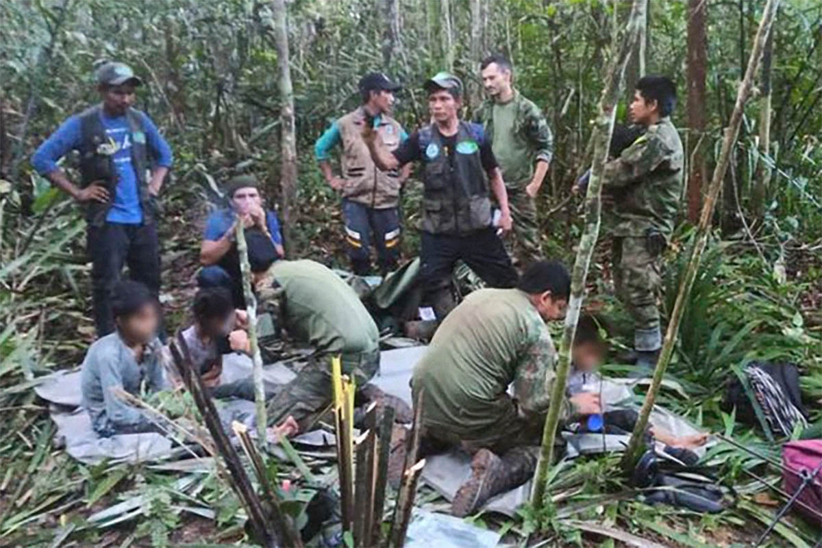 Ajaib!! Empat Anak Korban Pesawat Jatuh Selamat Setelah Terdampar di Hutan Amazon Selama 40 Hari 