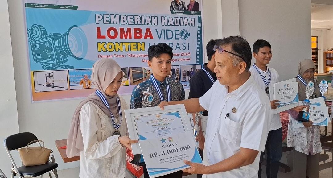 Enam Orang Kreator Video Literasi Mukomuko Dapat Uang Jutaan Rupiah
