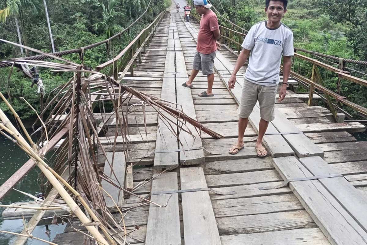 Kondisi Terbaru Jembatan Talang Buai Mukomuko, Kades: Makin Mengkhawatirkan  