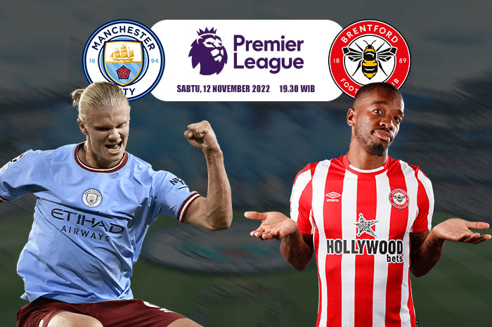 Manchester City Vs Brentford Pekan ke 16 Premier League