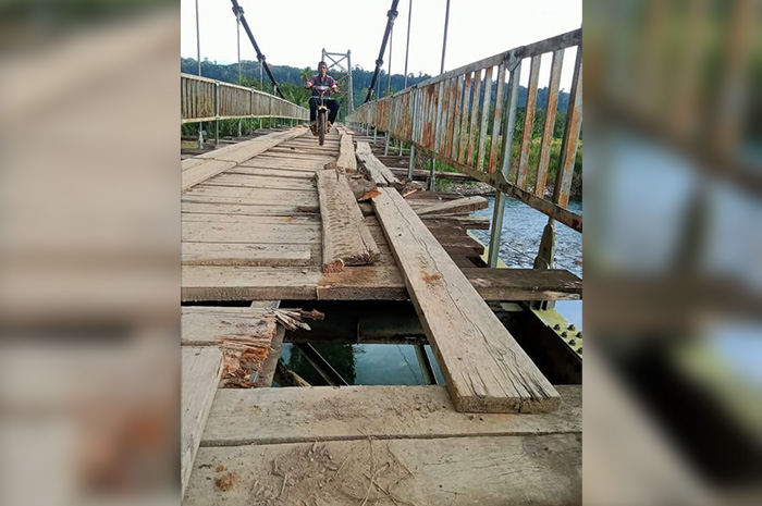 Jembatan Lubuk Bangko Segera Direhab