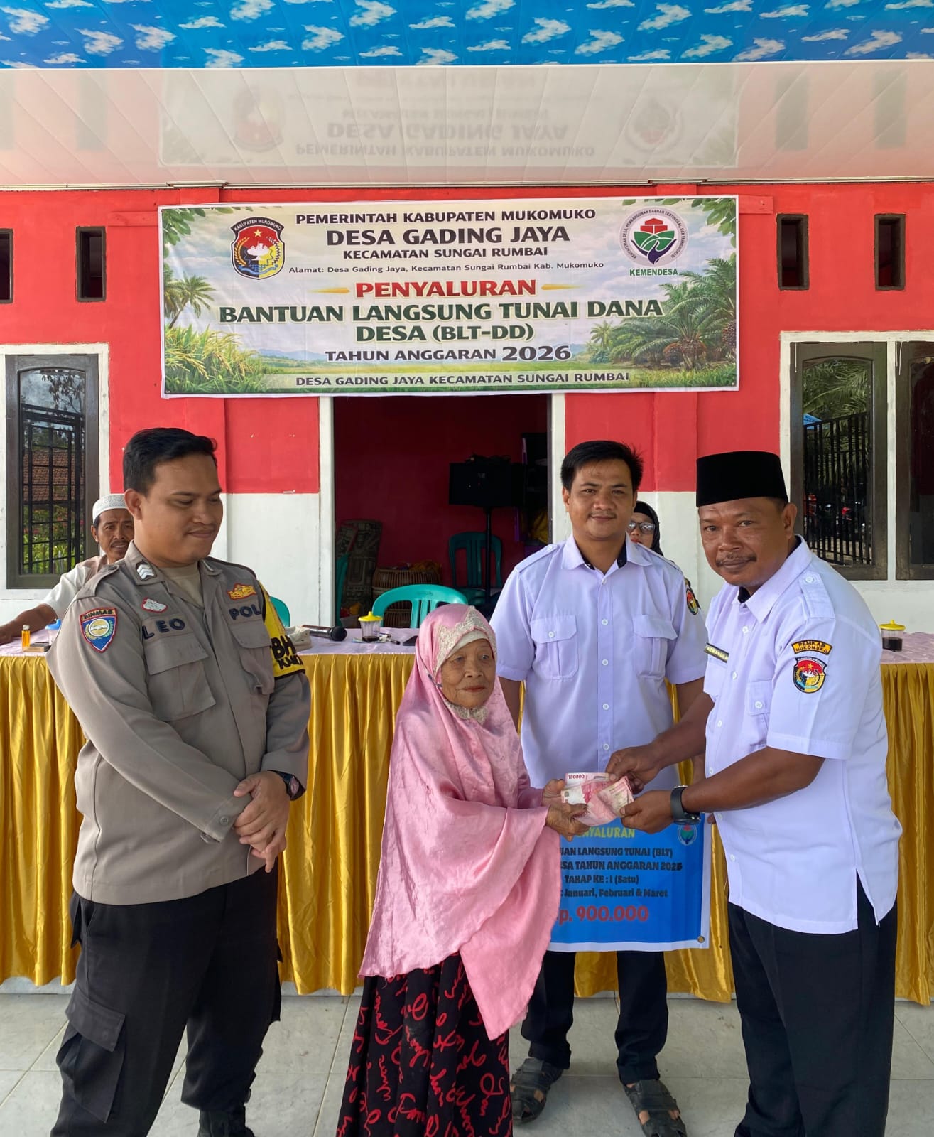 Talang Gading Jadi Desa Pertama Merealisasikan Kegiatan DD 2026