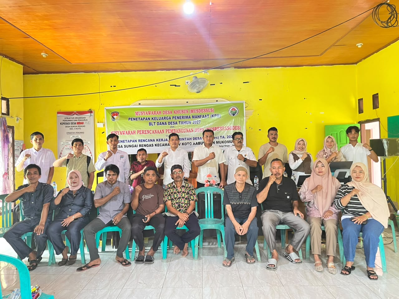 Pemdes Sungai Rengas Gelar Musdessus Penetapan KPM BLT-DD dan Musrenbangdes Untuk Tahun 2027