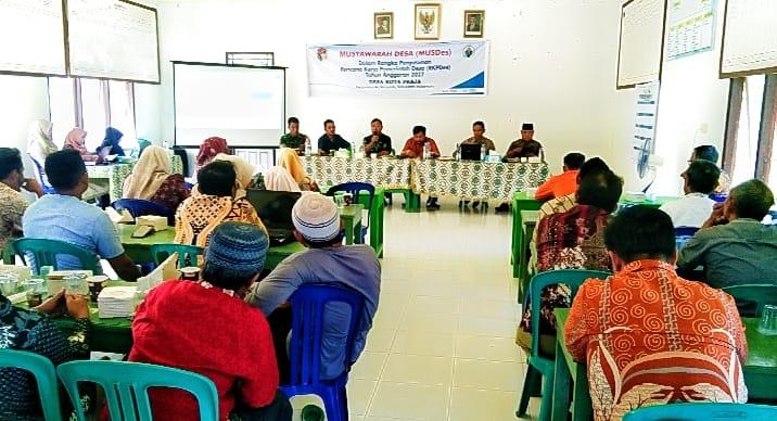 Pemdes Kota Praja Mulai Gerak Susun RKPDes 2027