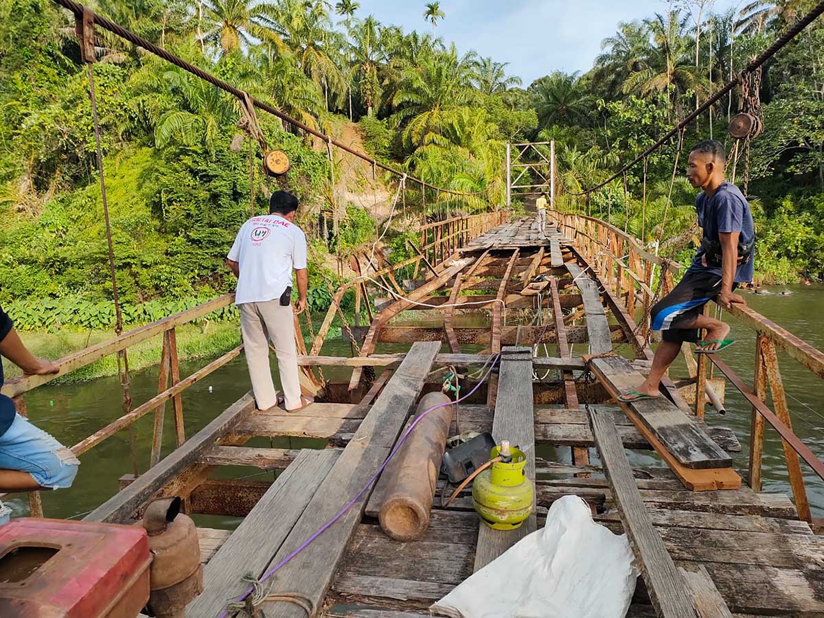 Pemkab Mukomuko Perbaiki Jembatan Pondok Lunang Ambruk di Tahun 2022  