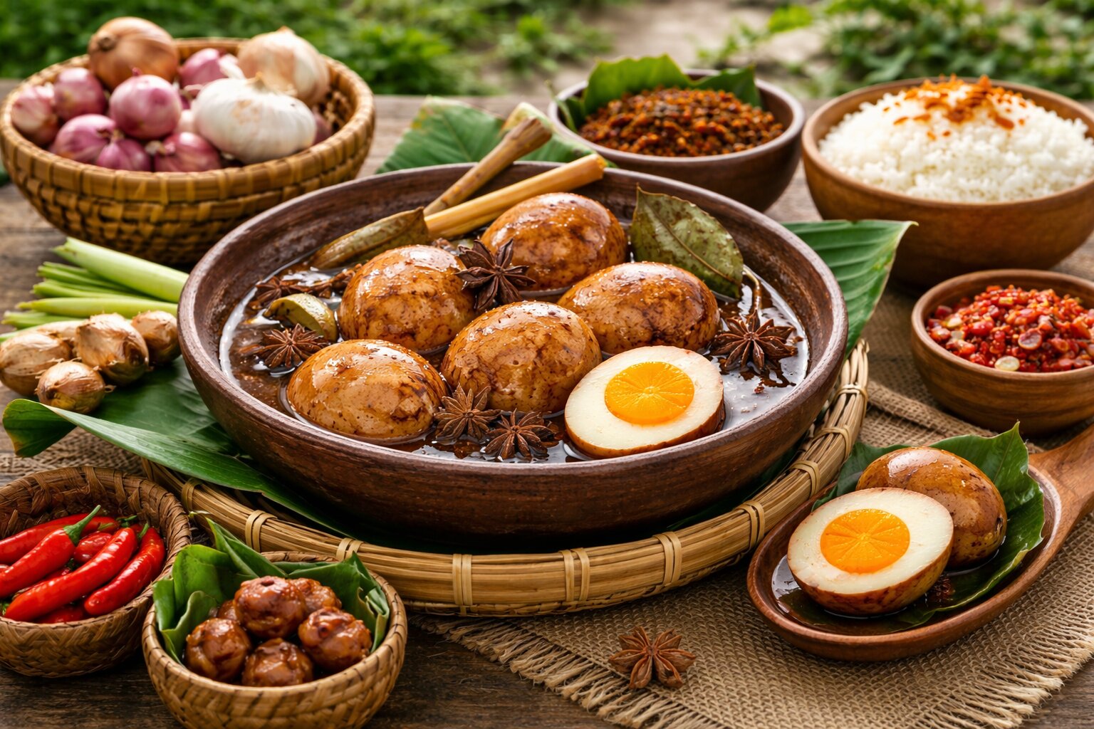 Jejak Rasa dalam Rebusan telur merah khas Palembang yang Kaya Makna