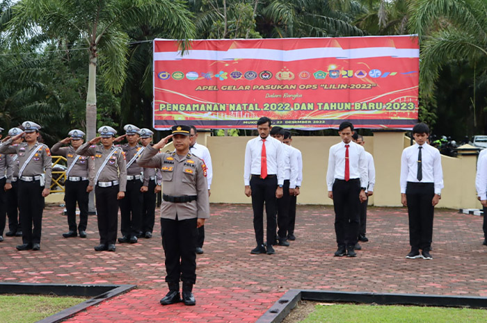 Kapolres Pimpin Apel Persiapan Pengamanan Nataru 