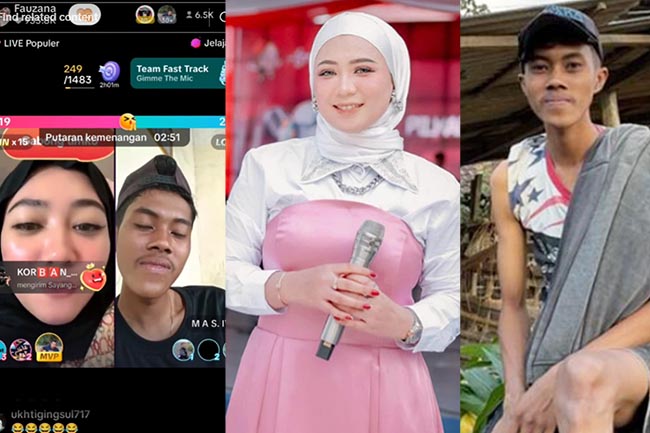 Viral di Tiktok, Artis Minang Fauzana Dijodohkan Dengan Tukang Arit Mas Iyun