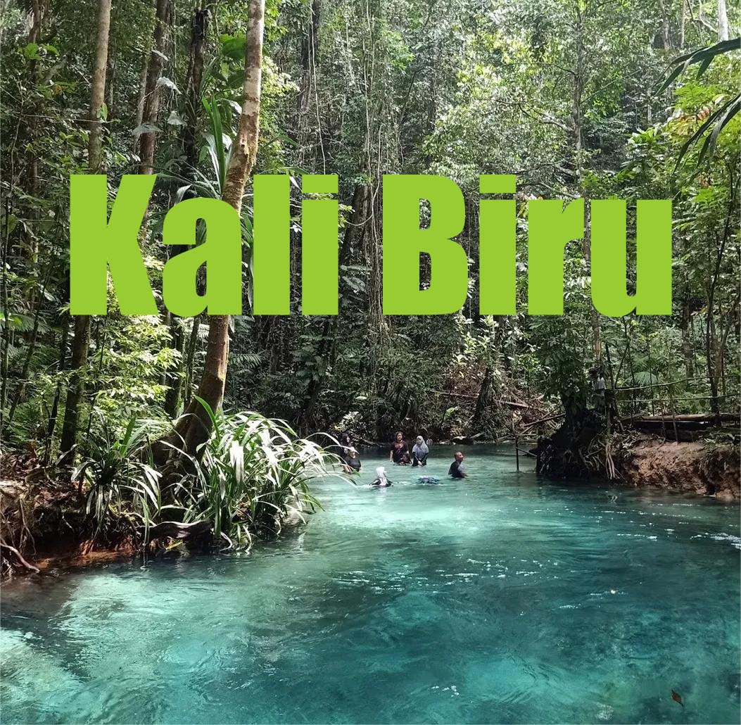 Sungai Paling Jernih di Indonesia, Bak Kristal Bernama Kali Biru Yang Dijaga Buaya Putih