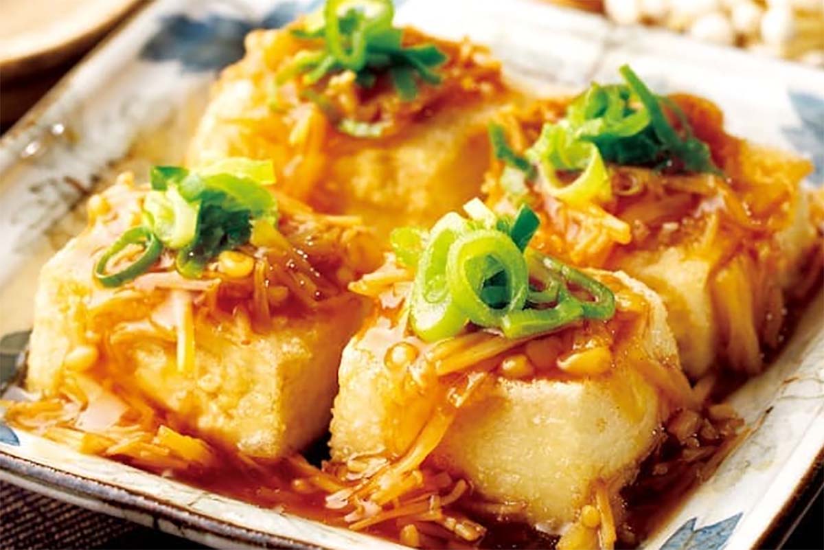 Makanan Khas Korea Tofu Enoki Spicy Souce yang Pedas dan Bikin Nagih
