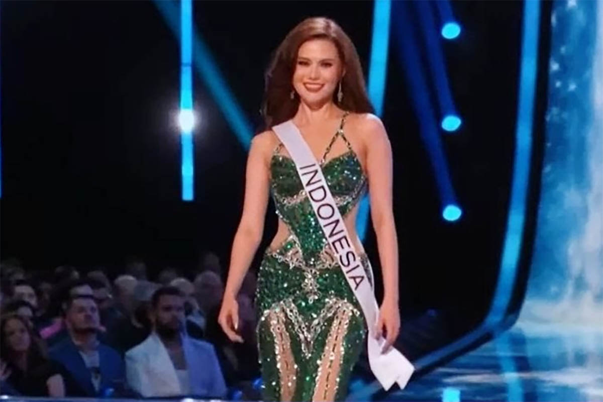 Fabienne Nicole, Miss Universe Indonesia Tampil Sukses di Malam Preliminary Competition