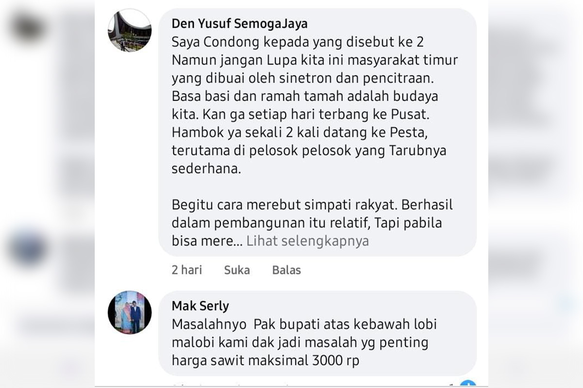 Viral, Postingan Petinggi Parpol di Mukomuko Pancing Reaksi dan Komentar Netizen, Berikut Isinya