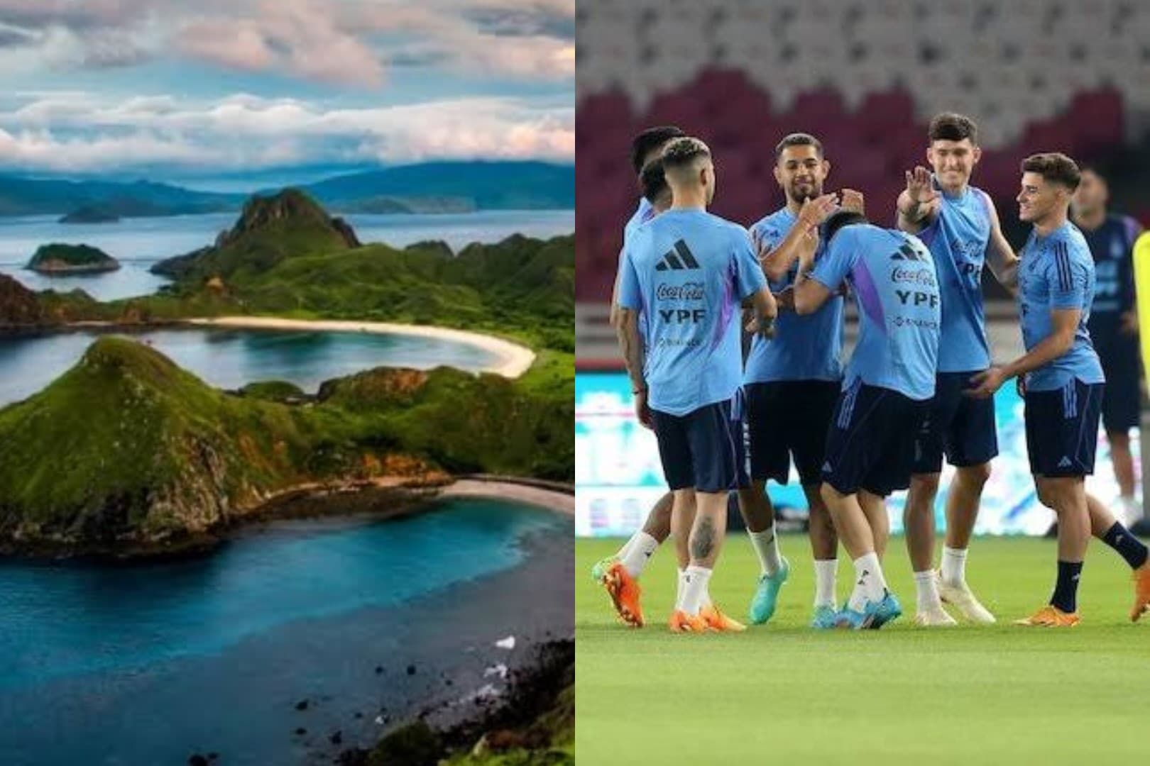 Usai Bertanding, Timnas Argentina Akan Jelajahi Pulau Komodo