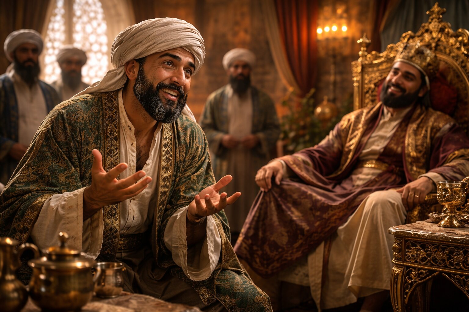 Kisah Cerdik Abu Nawas: Menjawab Pertanyaan Raja dengan Cara Tak Terduga