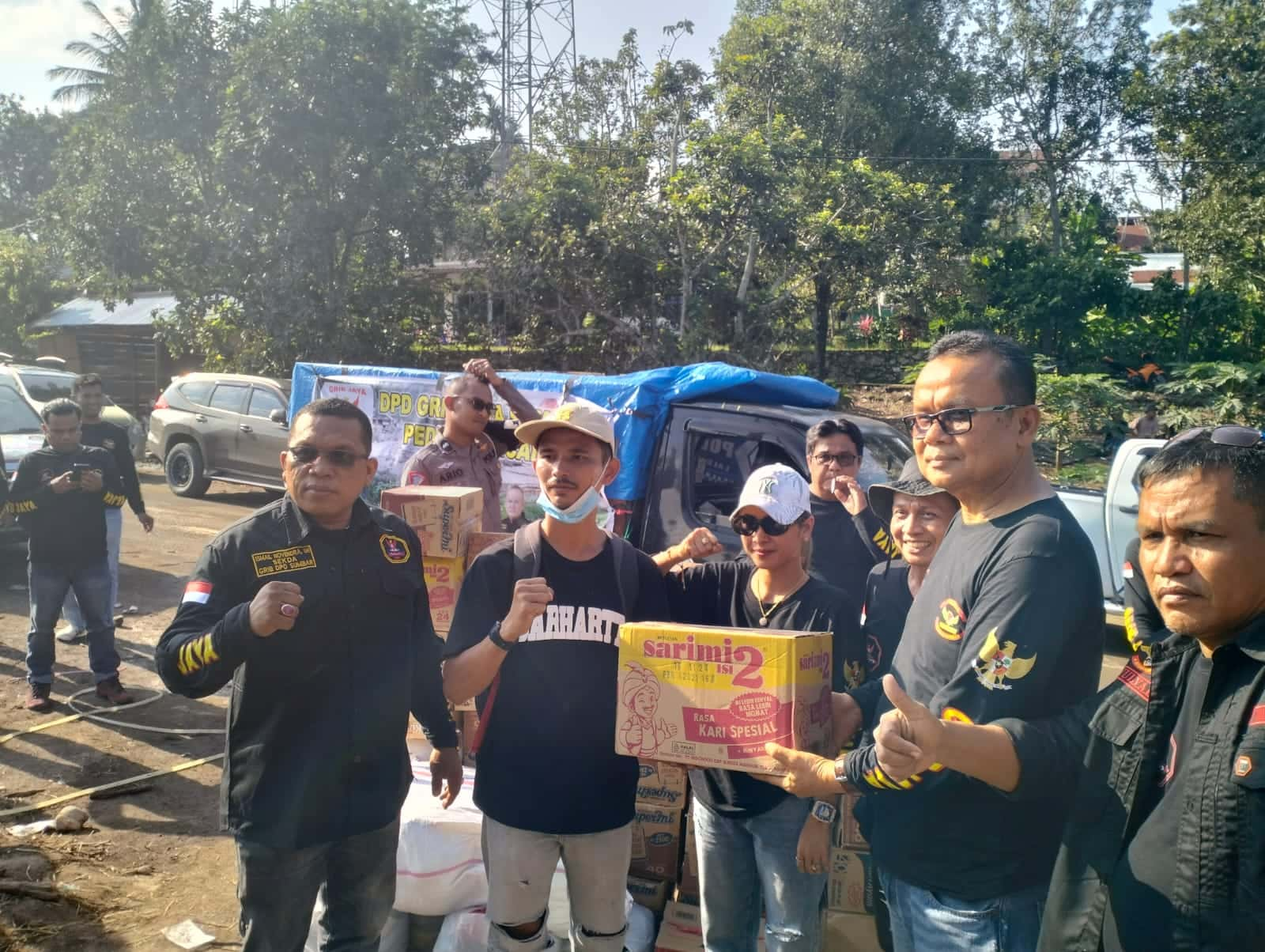 GRIB JAYA di Bawah Komando Anton Barat Bantu Korban Bencana Sumbar