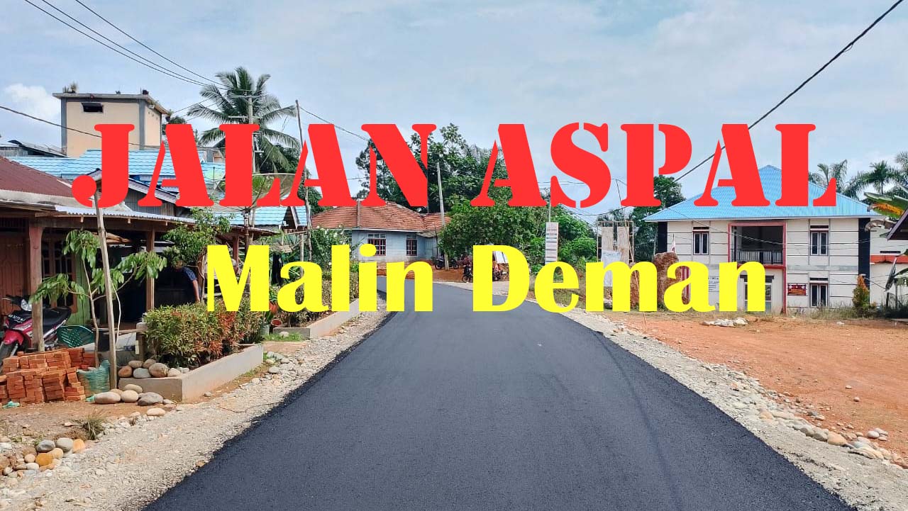 Puluhan Tahun Menanti, Akhirnya di Era Sapuan-Wasri, Warga SP8 Malin Deman Bisa Nikmati Jalan Aspal