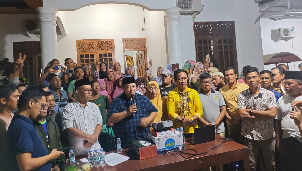 Choirul Huda - Rahmadi Umumkan Kemenangan Untuk Bupati Mukomuko