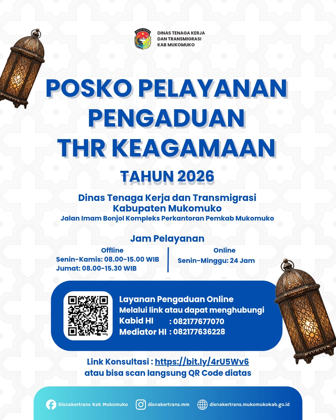 Perusahaan di Mukomuko Wajib Bayar Full THR Karyawan, Pemerintah Bentuk Posko Pengaduan