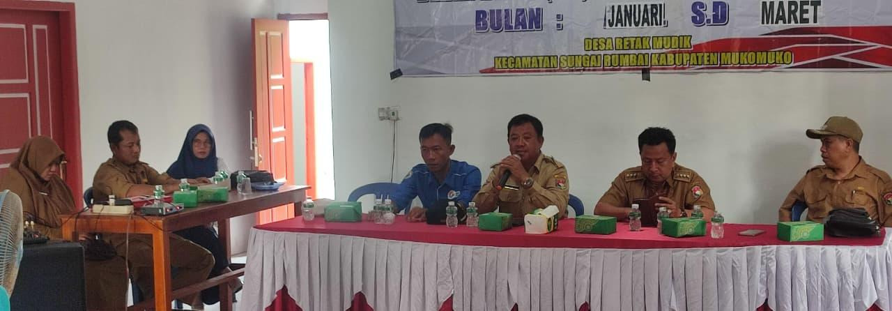Tim Sungai Rumbai Mulai Star Menilai Lomba Desa