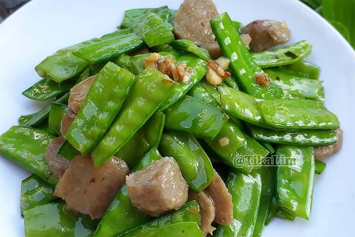 Cocok untuk Anak Kos, Resep Kapri Cah Bakso Ini Lezat dan Sederhana