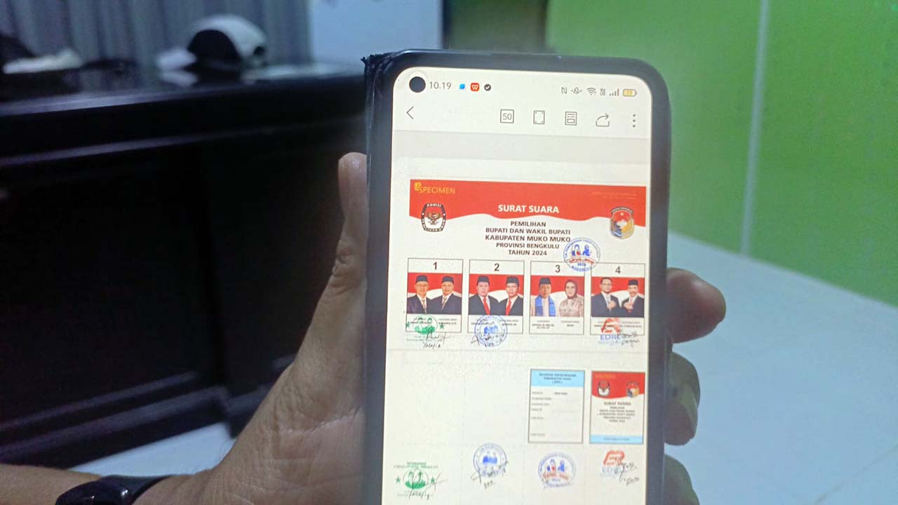 KPU Mukomuko Segera Cetak Susu Pilkada, Begini Penampakannya