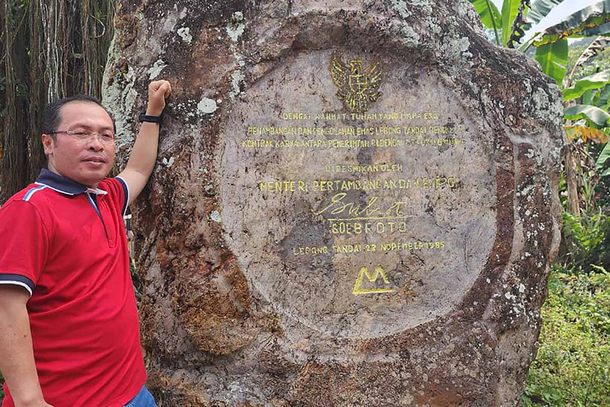 Bupati Mukomuko Jajaki Lebong Tandai, Bumi Suku Pekal Lokasi Tambang Emas Peninggalan Kolonial Belanda