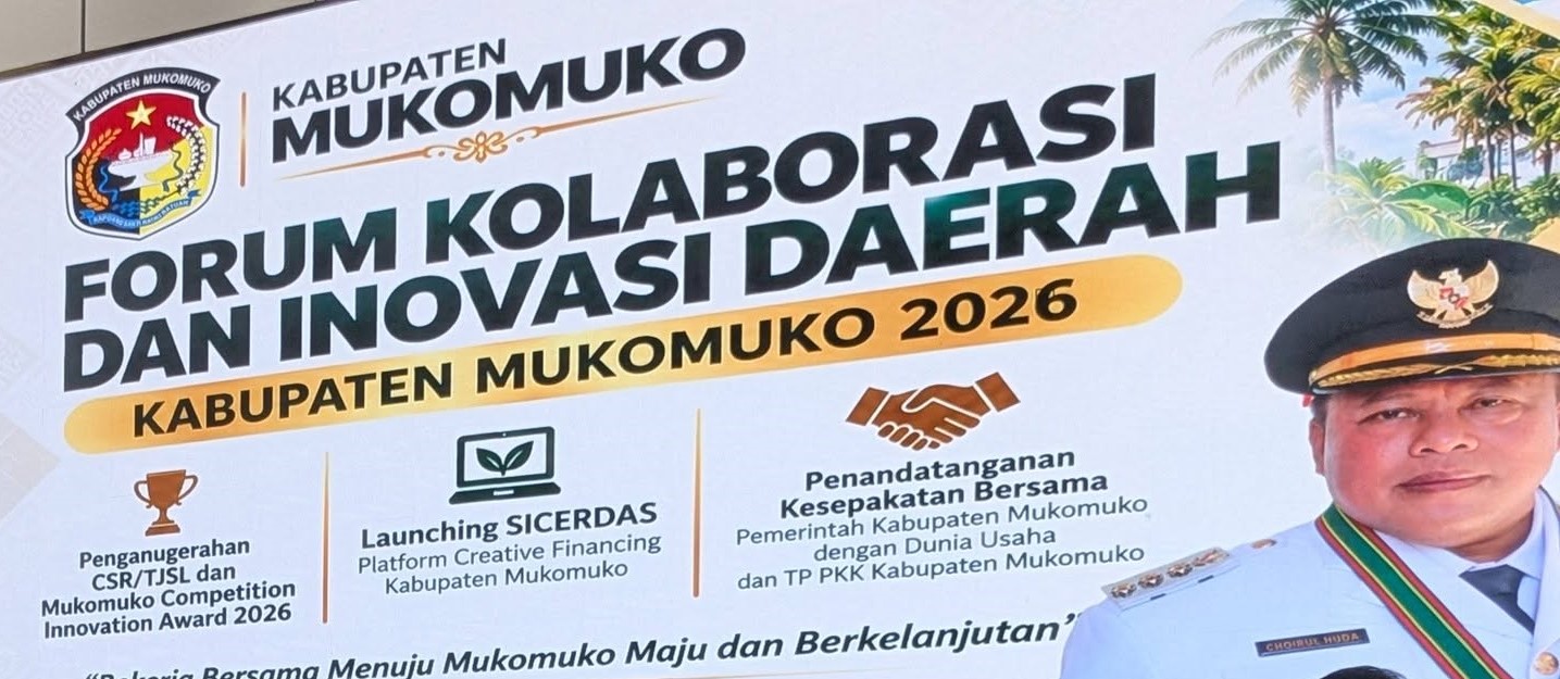 Inovasi Pemda Mukomuko Jangan Hanya Menarik Diucapkan,  Harus Terukur dan Indikatornya Jelas