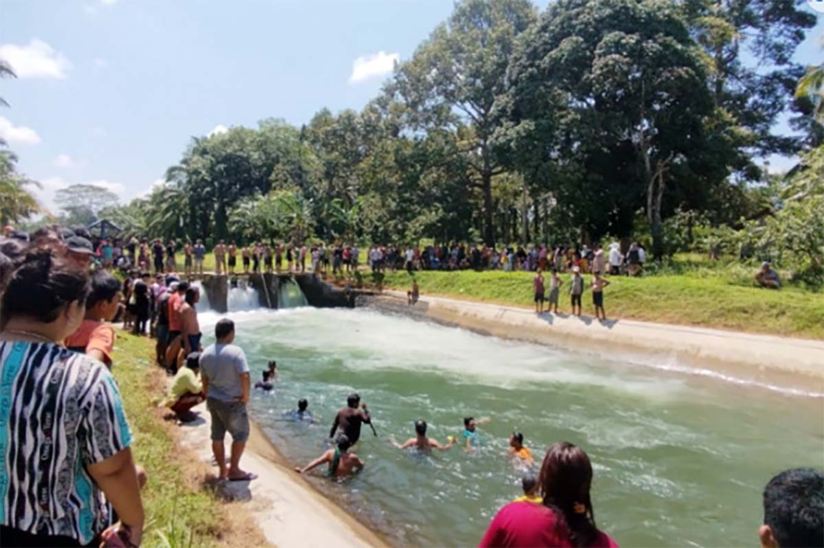 Pemerintah Larang Warga Mandi di Saluran Irigasi Manjuto, Pasca Kejadian Korban Tenggelam