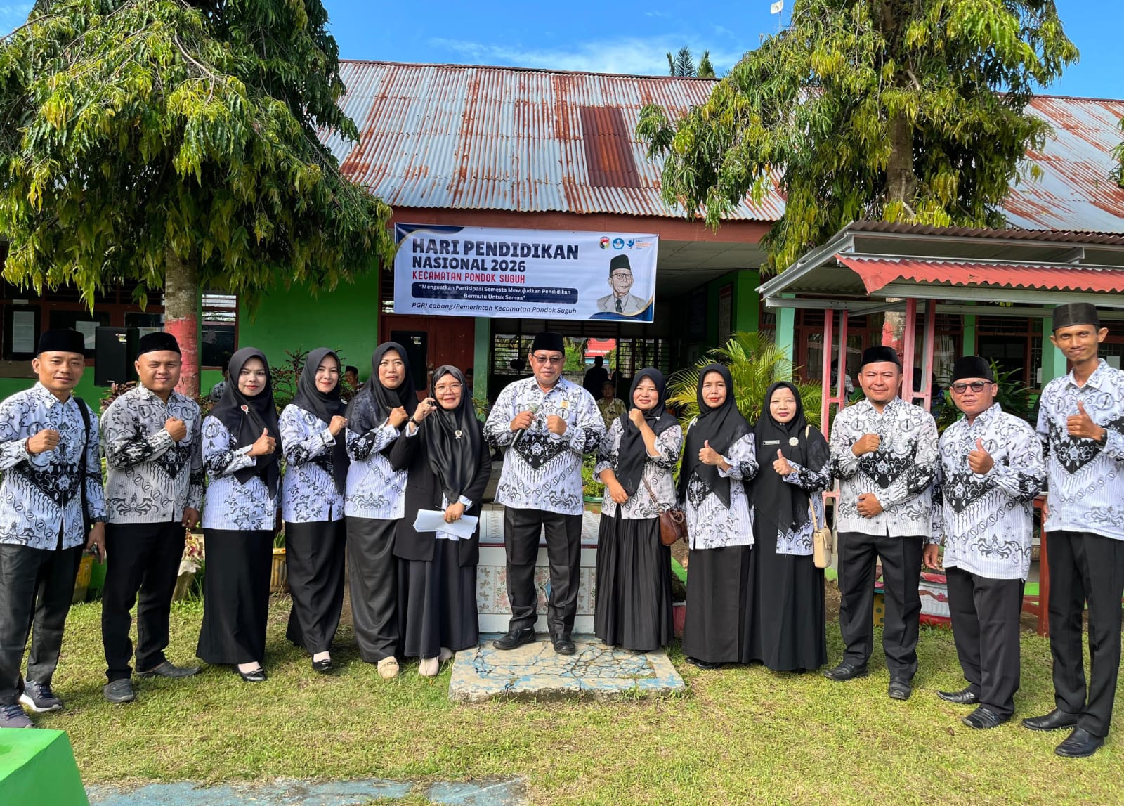 Persiapan Mepet, Upacara Hardiknas di Kecamatan Ponsu Sederhana Saja