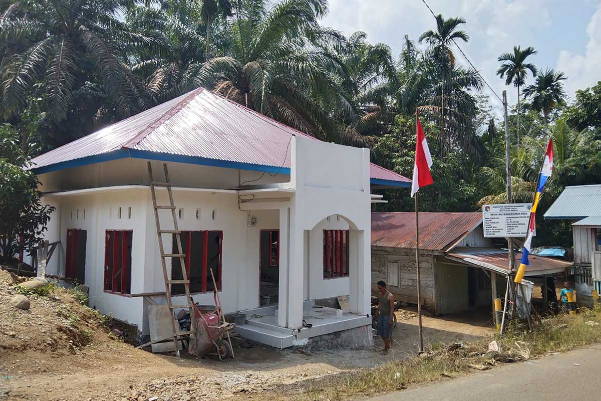 Pembangunan Gedung MDTA Sungai Rengas Masih Berlanjut