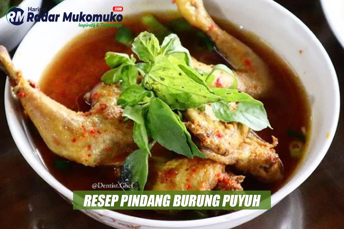 Punya Banyak Manfaat, Begini Cara Mengolah Daging Burung Puyuh Menjadi Pindang yang Lezat