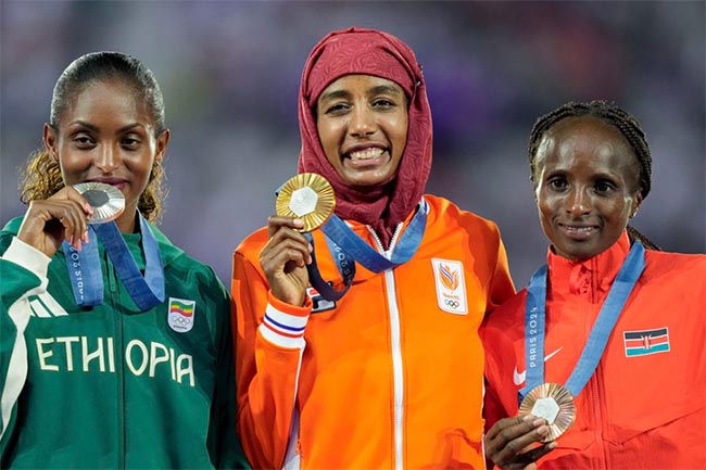 Sifan Hassan, Atlet Lari Berhijab, Ukir Sejarah di Olimpiade Paris 2024 dengan Medali Emas Maraton