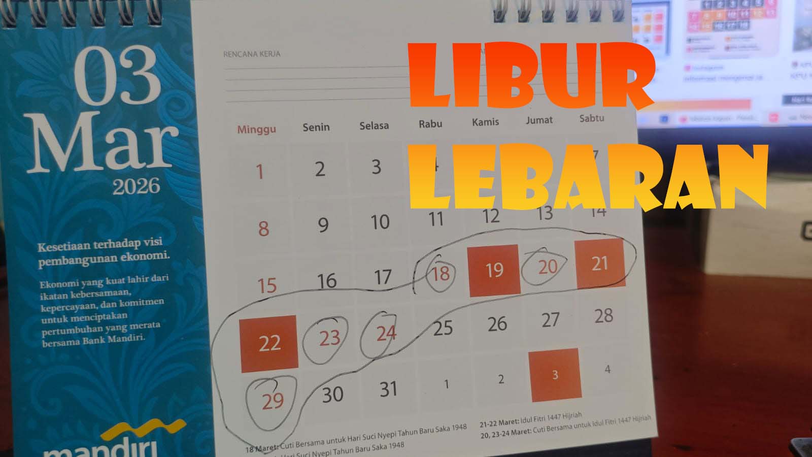 Hari Libur Lebaran 2026 Lebih Lama Karena Beriringan Dengan Libur Nyepi, Ini Rinciannya