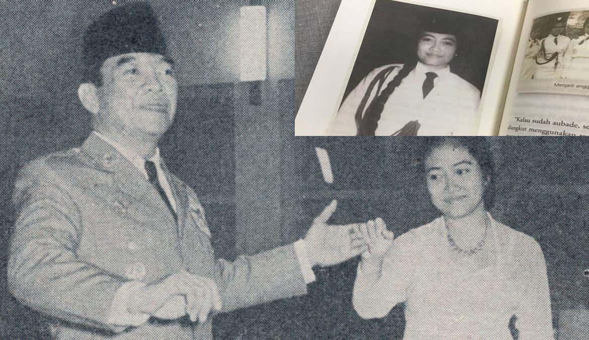 HUT RI ke-19 Megawati Soekarnoputri Menjadi Paskibraka, Bendera Dijahit Sang Ibu Fatmawati﻿