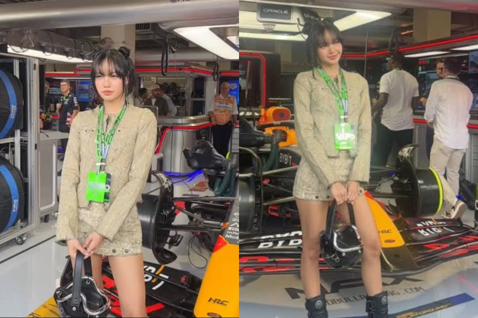 Dikira Helm, Ternyata Ini Aksesoris yang Dibawa Lisa BLACKPINK di F1 Grand Prix Miami, Harganya Ngga Main-Main