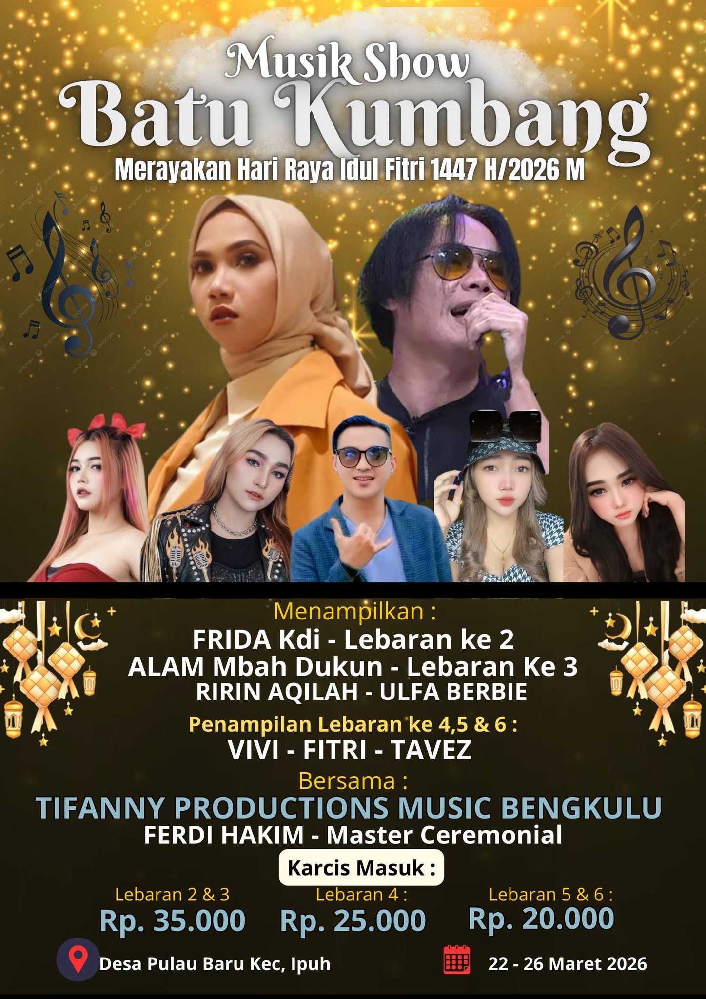 Karcis Masuk Lokasi Wisata di Mukomuko, Rp 25 Ribu Hingga Rp 35 Ribu 