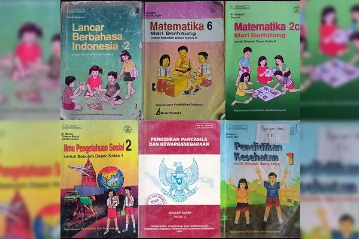 Buku Mata Pelajaran SD Tahun 90-an Yang Legendaris, Umur 40-an Pasti Ingat