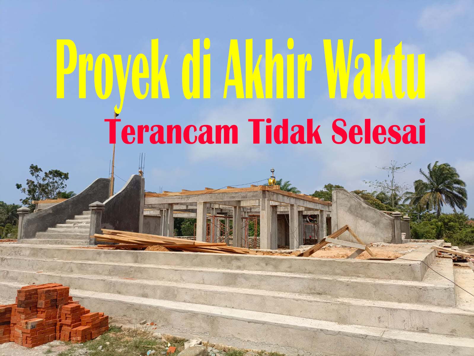 Dinas PUPR Mukomuko Galau, Temukan  Banyak Proyek Daerah Terancam Tidak Selesai Tepat Waktu