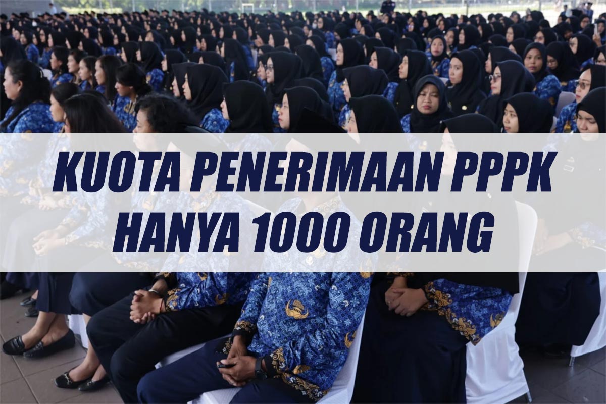 Kuota Penerimaan PPPK Hanya 1000 Orang, Nasib Honorer Yang Tidak Lulus Dipertanyakan