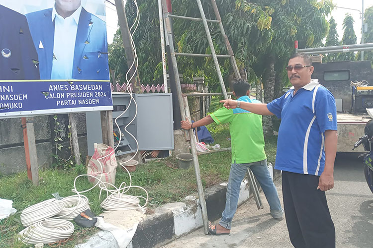 Lampu Lalulintas di Mukomuko Bikin Bingung Pengendara, Perbaikan Dibantu BPTD Lampung
