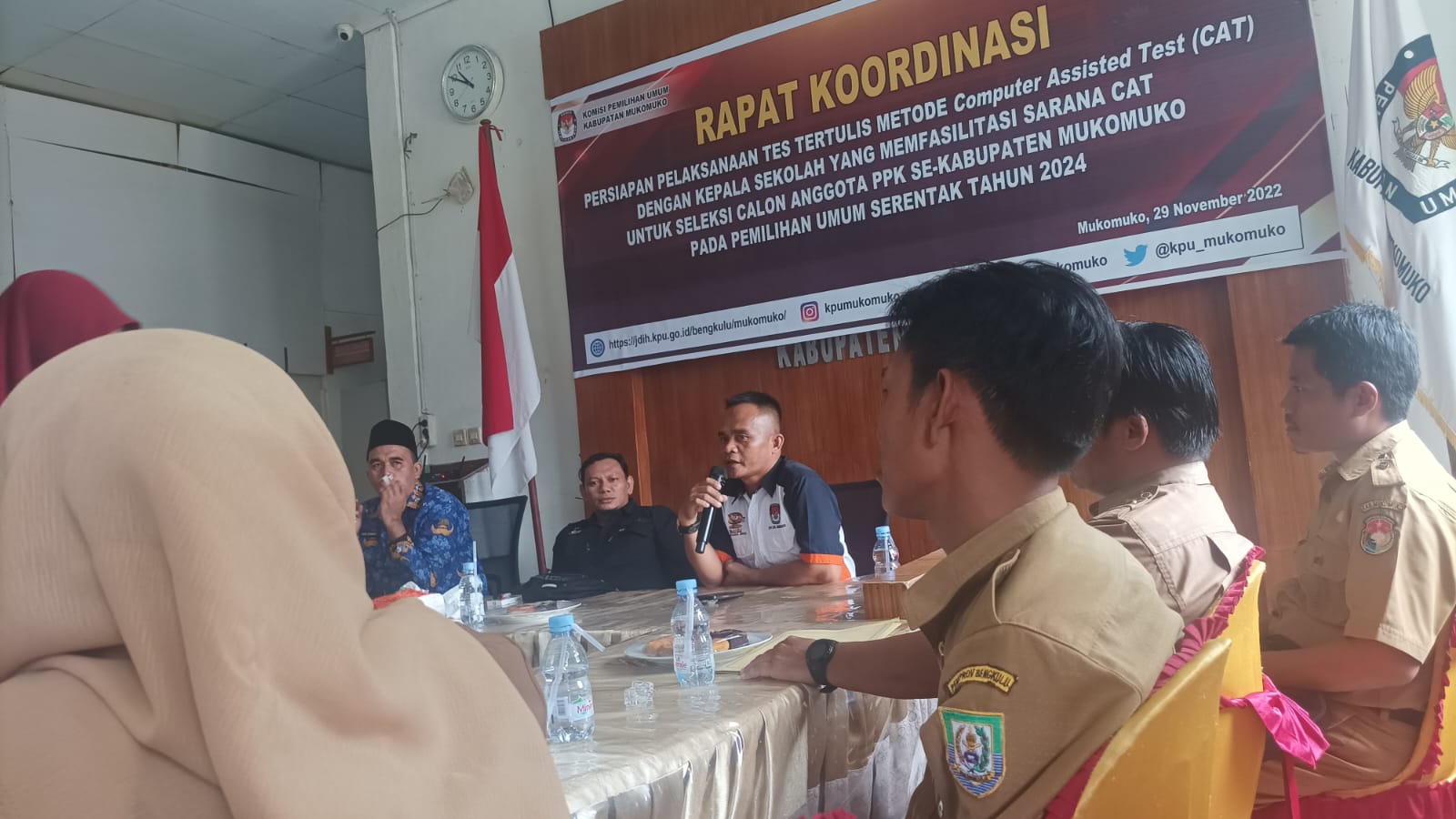 KPU dan 6 Kepsek Bahas Persiapkan Tes CAT PPK