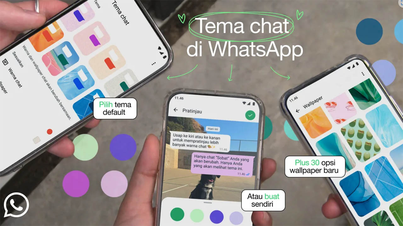 Fitur Baru! Begini Cara Mengubah Warna Tema Chat WhatsApp