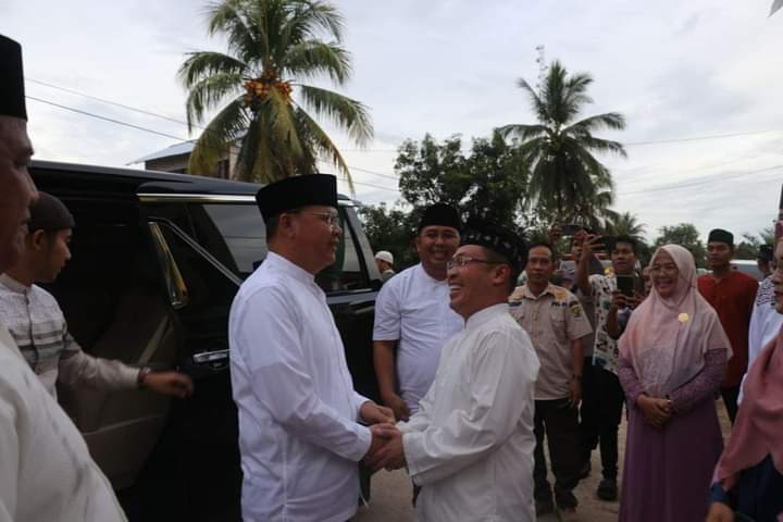 Bupati, Wabup dan Sekda Mukomuko Sambut Kunjungan Tim Safari Ramadhan Pemprov Bengkulu 