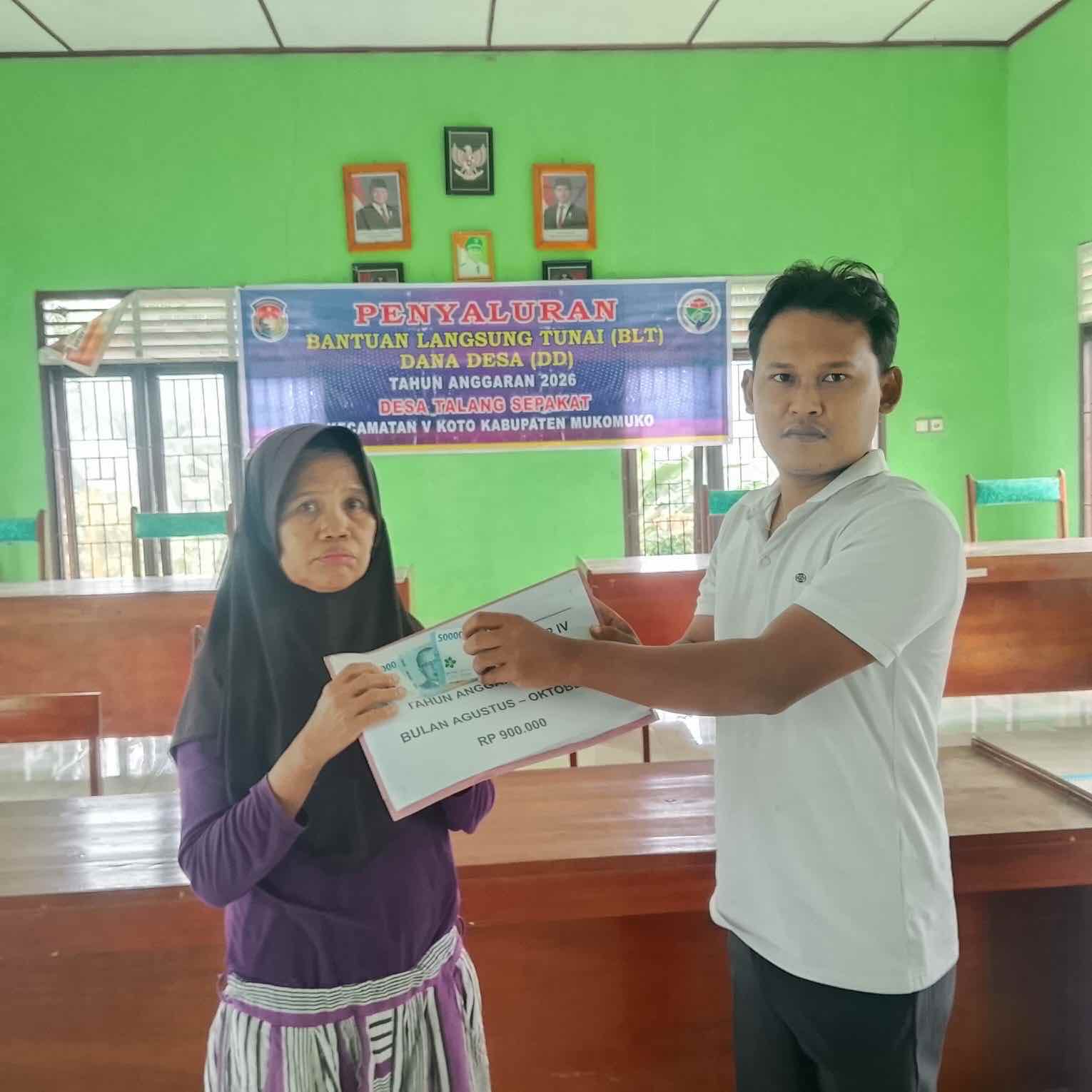 Pemdes Talang Sepakat Kembali Salurkan BLT-DD, Segini Nominal dan Jumlah KPM 