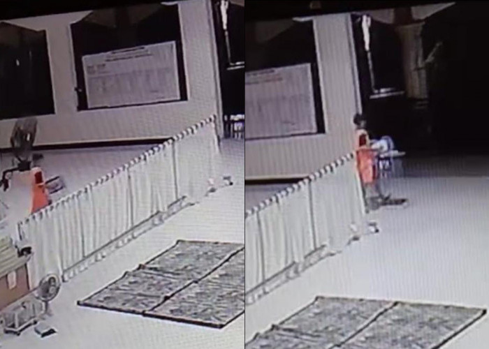 Pencuri Kotak Amal Terekam CCTV, Pelaku Masih Anak-anak, Begini Penampakannya