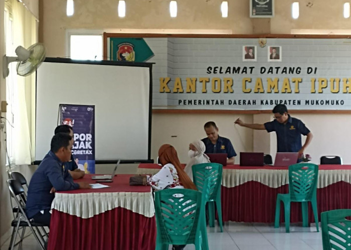 Permudahkan Pelayanan, Pojok Pajak Hadir di Kantor Camat Ipuh