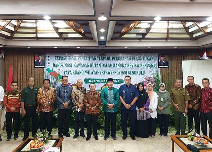 Gubernur dan Bupati Hadiri Ekspose Perubahan RTRW Provinsi Bengkulu