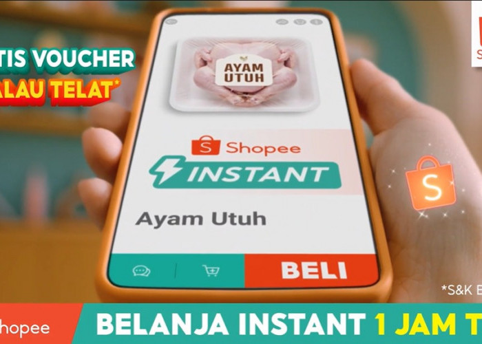 Belanja Sat Set dengan Shopee Instant 1 Jam Tiba, Ada Diskon 50%