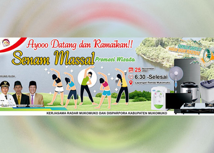 Bersiap Ikuti Senam Massal Bertabur Doorprize